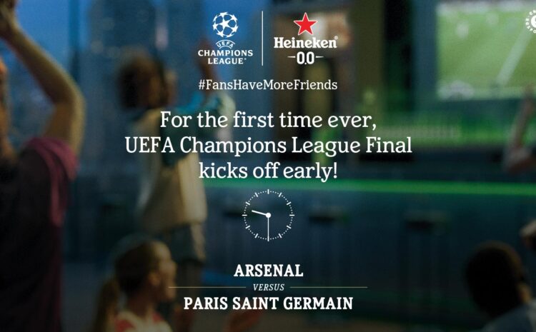 Screening of UEFA Champions League | Finals Fan Park Delhi – Arsenal vs. PSG | Heineken 0.0